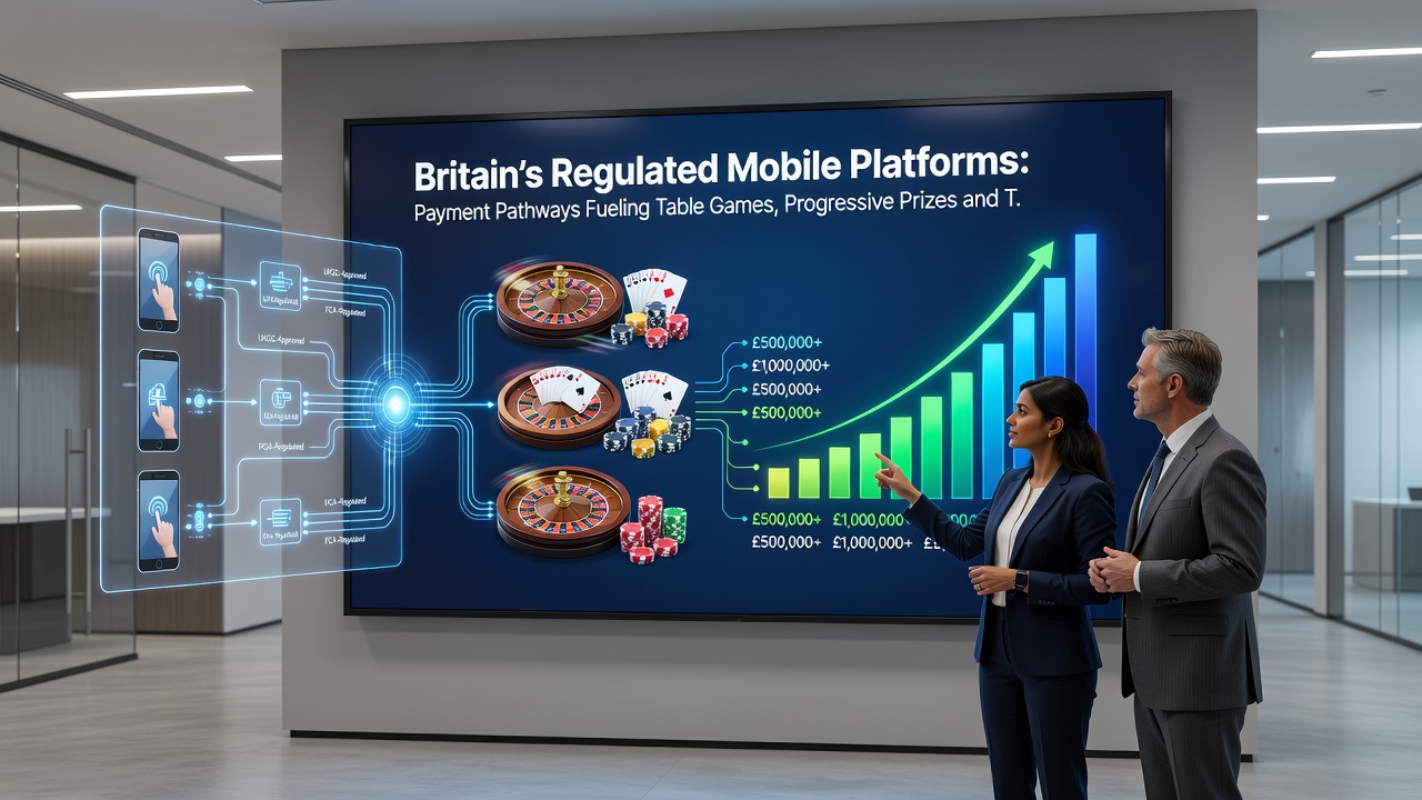 Progressive jackpot meter and loyalty tier dashboard on a regulated mobile casino app