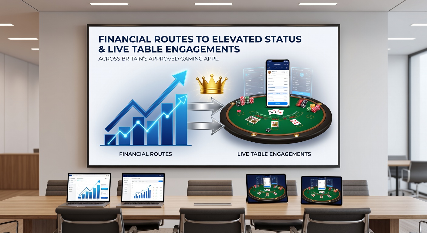 Mobile interface displaying live table options unlocked via tiered payment activity in UK-regulated casino apps