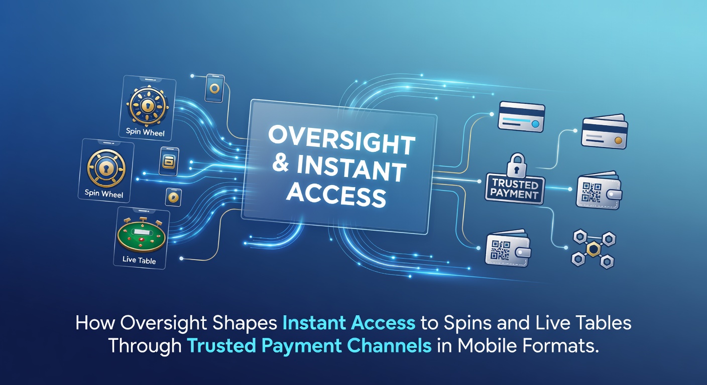 Mobile casino interface showing instant access to slots and live tables via verified payment options