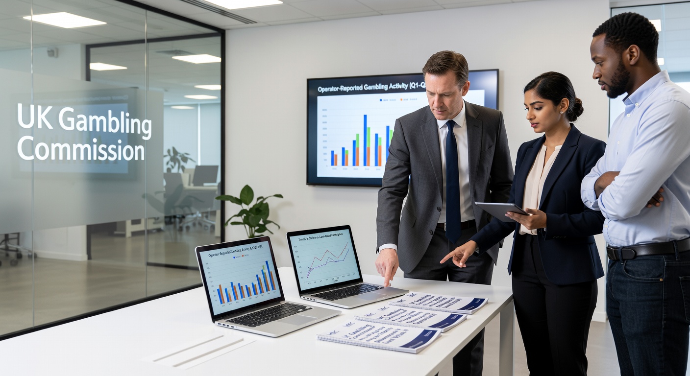 Close-up of slot machine reels spinning with vibrant graphics and jackpot counters illuminating the screen
