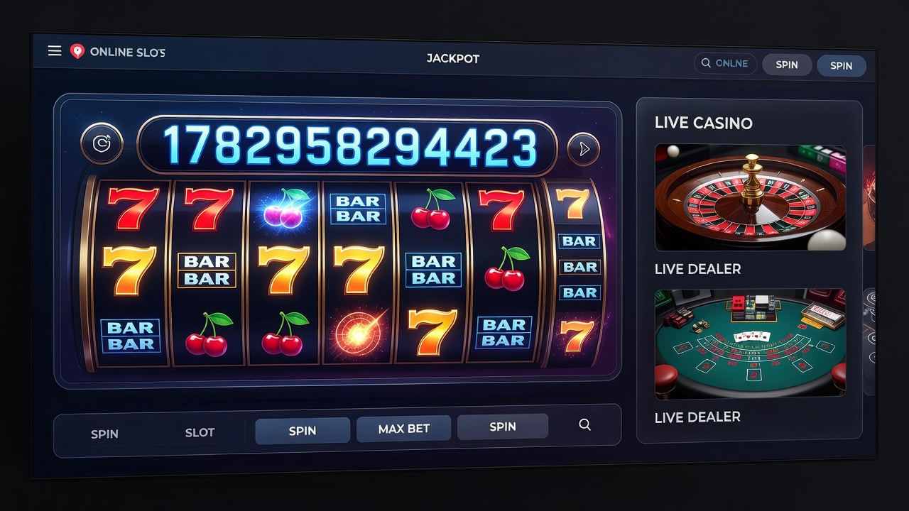 Overview of online slots interfaces showing various reel configurations and casino game layouts on digital platforms
