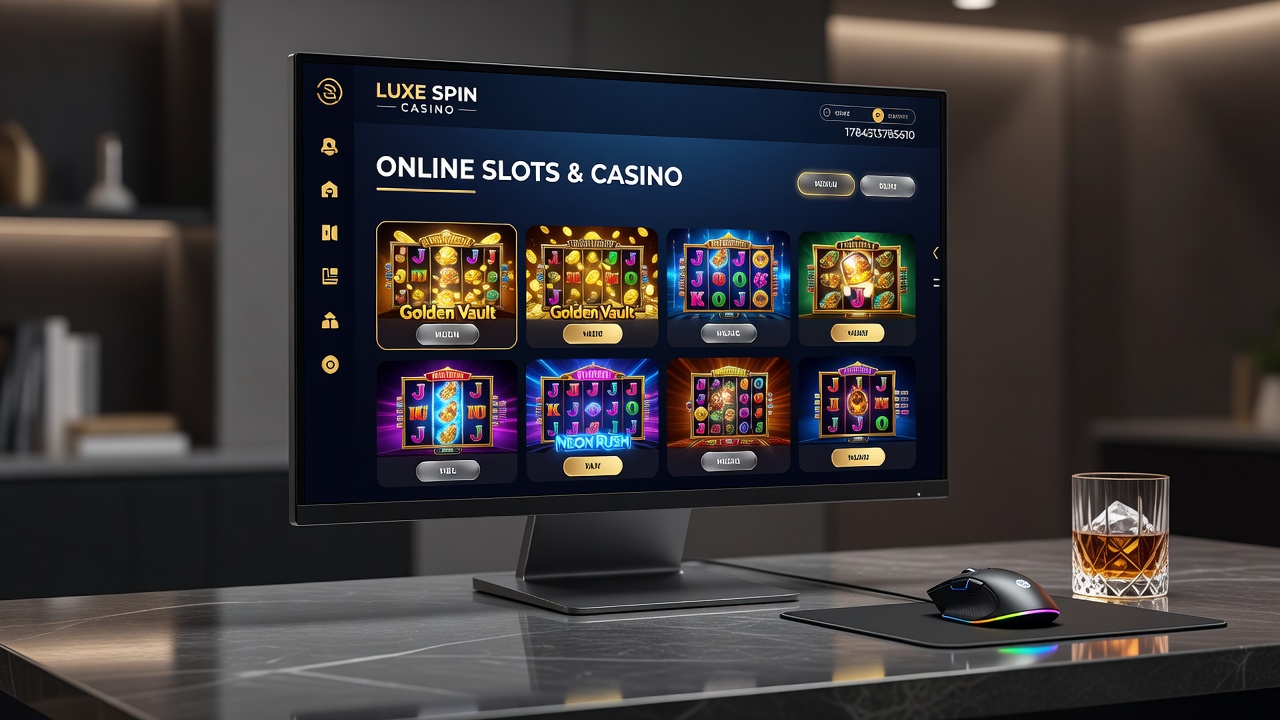 Mobile casino app displaying live dealer tables and slot games